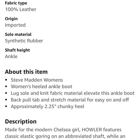 Steve Madden Women's Black Suede Ankle Boot - Picture 5 of 5